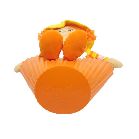Jay At Play Little Miss Muffin Doll 16 Inch Pop Flip Plush Toy Orange Yellow - Picture 9 of 11